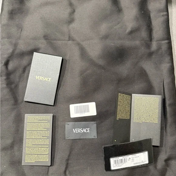 New!! Versace Virtus Hot Pink Mini Hobo Purse + COA - Picture 8 of 10